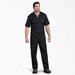 Dickies Men's Big & Tall Flex Short Sleeve Coveralls - Black Size L (33274)