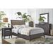 City II Full-size Upholstered Sleigh Bed in Basalt Gray - Modus 1X57L4D