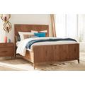 Adler California King-size Panel Bed in Natural Walnut - Modus 8N16F6