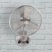 16" Craftmade I Bellows Brushed Nickel Oscillating Wall Fan