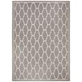 White 79 x 0.2 in Indoor/Outdoor Area Rug - Charlton Home® Laylah Geometric Anthracite/Beige Indoor/Outdoor Area Rug Polyester/Polypropylene | Wayfair