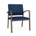 Lesro Newport Waiting Reception Wide Guest Chair Metal Frame Metal | 36 H x 27.5 W x 24 D in | Wayfair NP1201.SBZ-01PPIB