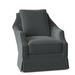 Armchair - Fairfield Chair Keegan 77.47Cm Wide Swivel Armchair Polyester/Fabric/Other Performance Fabrics in Blue/Navy | Wayfair 1467-31_9508 97