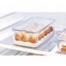 iDesign Crisp Stackable Refrigerator & Pantry Produce Food Storage Container Plastic in White | 3.94 H x 6.38 W x 12.81 D in | Wayfair 71650