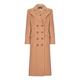 De La Creme Camel Womens Wool Cashmere Long Winter Coat Size 24