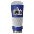 Blue LA Clippers 24oz. Powder Coated Draft Travel Mug