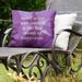 East Urban Home Loving Yourself Indoor/Outdoor Throw Pillow Polyester/Polyfill blend in Indigo | 16 H x 16 W x 3 D in | Wayfair