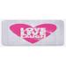 Pink 0.1" x 47" L X 19" W Kitchen Mat - East Urban Home Live Laugh Love Kitchen Mat 0.1 x 19.0 W in/whiteSynthetics | 0.1" H X 47" L X 19" W | Wayfair