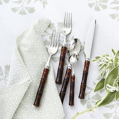 Bunny Williams Bamboo Tortoise Flatware - 5-Piece - Ballard Designs