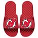 Youth ISlide Red New Jersey Devils Blown Up Logo Slide Sandals