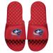 Men's ISlide Red Columbus Blue Jackets Primary Logo Slide Sandals