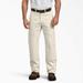 Dickies Men's Relaxed Fit Double Knee Carpenter Painter's Pants - Natural Beige Size 34 30 (2053)