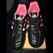 Adidas Shoes | Adidas Soccer Cleats For Girls Or Women. | Color: Black/Pink | Size: 5bb