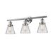 Innovations Lighting Bruno Marashlian Small Cone 30 Inch 3 Light LED Bath Vanity Light - 205-PN-G62-LED