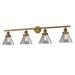 Innovations Lighting Bruno Marashlian Large Cone 43 Inch 4 Light LED Bath Vanity Light - 215-BB-G42-LED