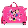 Disney Love Minnie Pink Kids Rolling Suitcase 50x38x20 cm Rigid ABS Combination lock 34 Litre 2.3 Kg 4 Wheels Hand Luggage