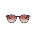 Ray-Ban Men's 0RB2180 710/V0 49 Sunglasses, Havana/Gradient Red Mirror Red