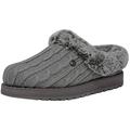 Skechers BOBS from Women's Keepsakes Ice Angel Slipper, Grey, 6.5 W US