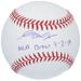 Gavin Lux Los Angeles Dodgers Autographed Baseball with "9/2/19 Debut" Inscription