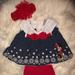 Disney Matching Sets | 3 Piece Minnie Mouse Matching Short Set | Color: Red/White | Size: Newborn