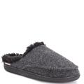 MUK LUKS Faux Wool Clog Slippers - Mens M Size 9-10.5 Black Slipper Medium