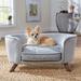 Grey Romy Pet Sofa, 26.5" L X 16" W X 12" H, Small, Gray
