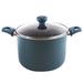 Taste of Home 8 qt. Non-Stick Aluminum Stock Pot w/ Lid Non Stick/Aluminum in Gray/Green | 12 H x 11 W in | Wayfair TC155A