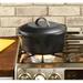 Lodge Cast Iron Dutch Oven Cast Iron/Seasoned Cast Iron in Black/Gray | 4.563 H x 12.563 W in | Wayfair L8DOL3INT