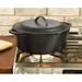 Lodge Cast Iron Dutch Oven Cast Iron/Seasoned Cast Iron in Black/Gray | 6.94 H x 14.69 W in | Wayfair L10DOL3