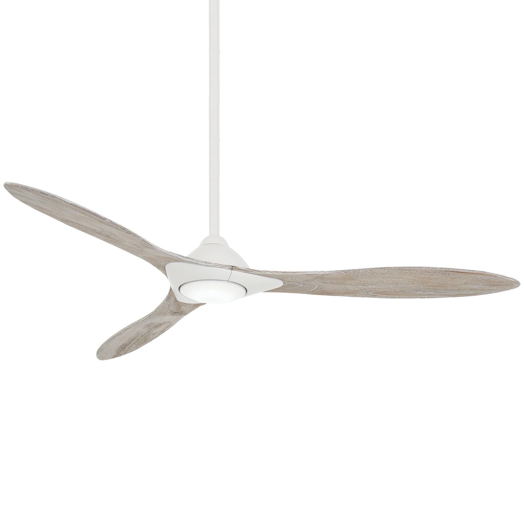 Minka Aire Sleek 60 Inch Ceiling Fan with Light Kit - F868L-WHF