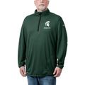 Men's Franchise Club Green Michigan State Spartans Flow Thermatec Quarter-Zip Pullover Jacket