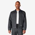 Dickies Men's Insulated Eisenhower Jacket - Charcoal Gray Size M (TJ15)