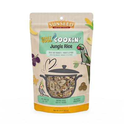Sun Seed Crazy Good Cookin' Jungle Rice Treat for Birds, 16 oz.