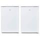 Igenix Freestanding Under Counter Larder Fridge & Freezer Set, Reversible Doors, 55cm Wide, White