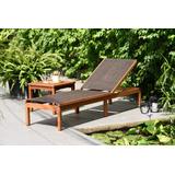 Amazonia Patio Lounger, Brown - International Home KINGSLOUNGER_BR