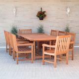 Amazonia 9 Piece Rectangular Patio Dining Set - International Home BT542_8BT364