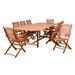 Amazonia 9 Piece Rectangular Patio Dining Set - International Home BT542_8BT224