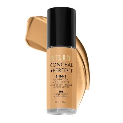 Milani Conceal + Perfect 2in1 Foundation Sand Beige/ 06 30 ml Hellbraun Image