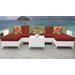 Miami 7 Piece Outdoor Wicker Patio Furniture Set 07b in Terracotta - TK Classics Miami-07B-Terracotta