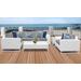 Miami 7 Piece Outdoor Wicker Patio Furniture Set 07h in Grey - TK Classics Miami-07H-Grey