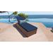 Laguna Chaise Outdoor Wicker Patio Furniture in Navy - TK Classics Laguna-1X-Navy