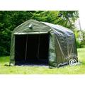 Dancover - Tente de stockage Tente Abri pro 2,4x2,4x2m pe, avec couverture de sol, Vert/Gris