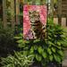 Caroline's Treasures Bengal Cat Love Flag Garden Size Ck3045gf, Polyester in Pink | 15 H x 11 W in | Wayfair