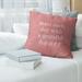 East Urban Home Stay Hungry Quote Linen Pillow Cover Linen in Red/White | 18 H x 18 W x 0.5 D in | Wayfair EB83724A9720425CB38361B2DFB7999D