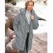 Blair Women's Rushmore Water-Resistant Quilted Parka - Grey - S - Misses