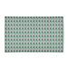 White 36 x 0.4 in Area Rug - East Urban Home Shifted Arrows Gray/Black/Green Area Rug Chenille | 36 W x 0.4 D in | Wayfair