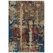 Blue/Brown 90 x 0.4 in Area Rug - Latitude Run® Tho Camouflage Handmade Tufted Blue/Gray/Brown Area Rug | 90 W x 0.4 D in | Wayfair