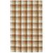 Orange 60 x 0.45 in Area Rug - August Grove® Azevedo Plaid Handmade Tufted Wool Area Rug Wool | 60 W x 0.45 D in | Wayfair