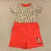 Disney Matching Sets | Disney - Mickey Mouse Outfit. | Color: Red | Size: 24mb