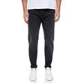 BOSS Mens Taber BC-P Tapered-fit Jeans in Washed Black Super-Stretch Denim